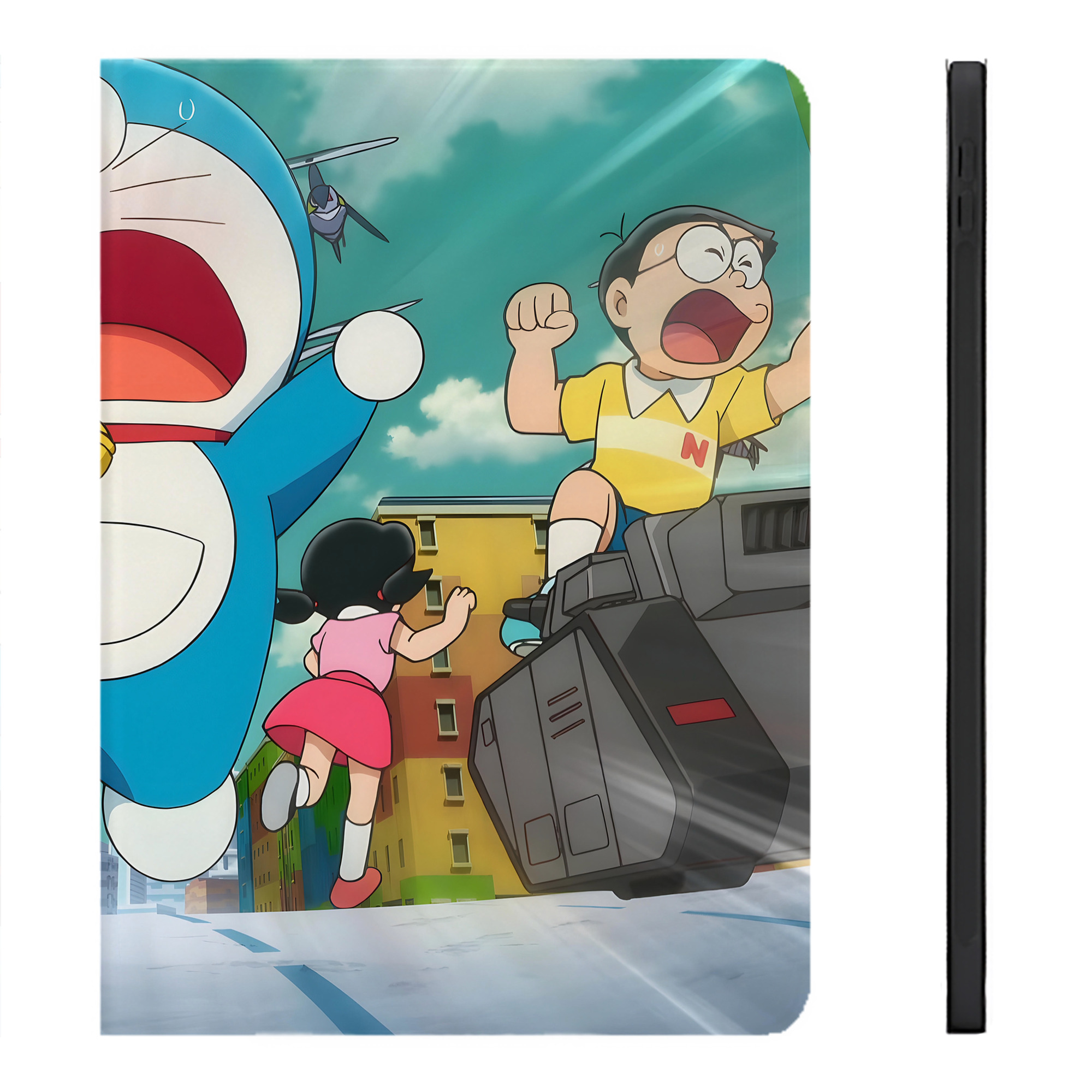 （画像用） ドラえもん Doraemon IPadケース ペンホルダー付き ブックスタイルデザイン
